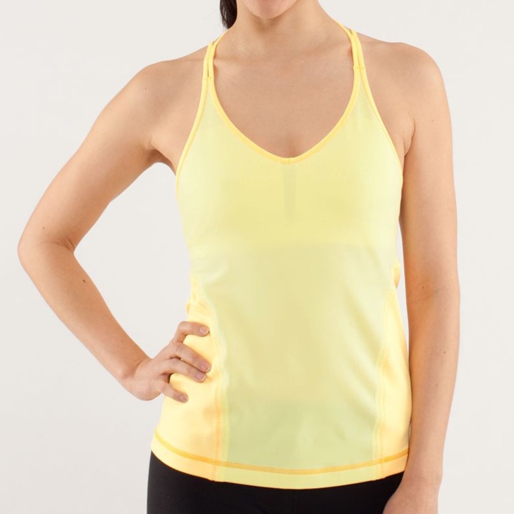 Lululemon Surya Top in Yellow Size 6